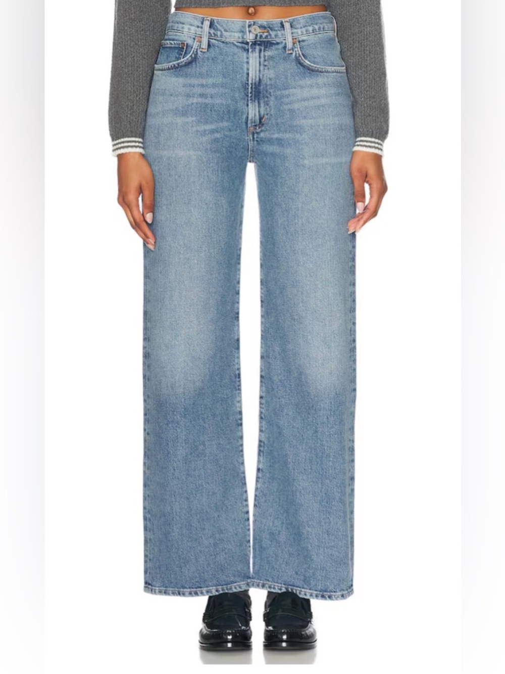 Agolde Wide Leg Jeans Size 30 - Picture 1 of 16